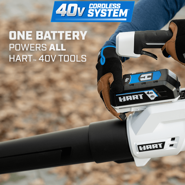 40-Volt 120 MPH at 450 CFM 450 CFM Battery Powered Axial Blower Kit, (1) 4.0 Ah Lithium-Ion Battery