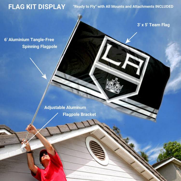 Pole Bracket Kit for La Kings Logo Flag