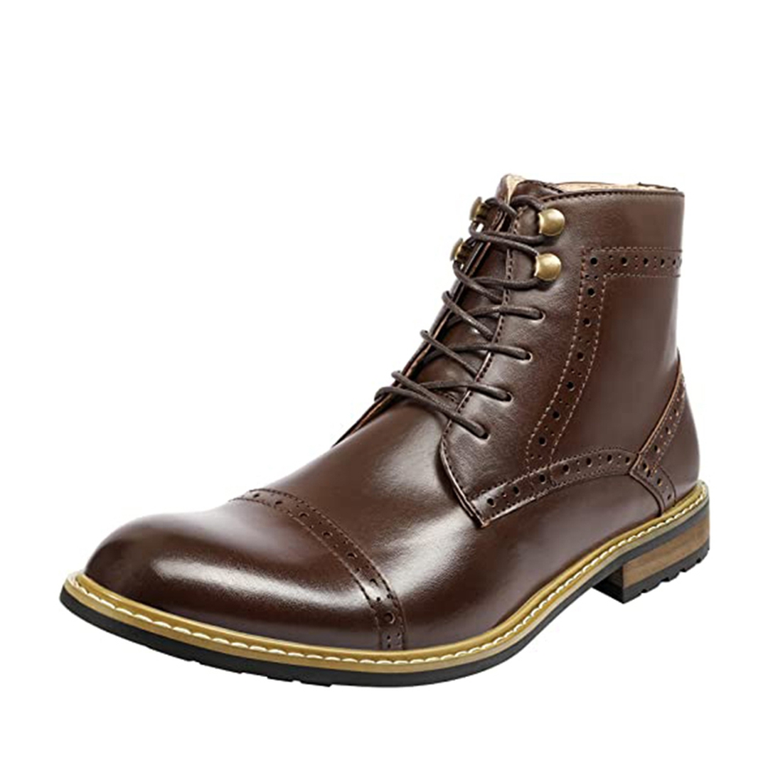 Men's Dignified Wingtip Derby Ankle Boots