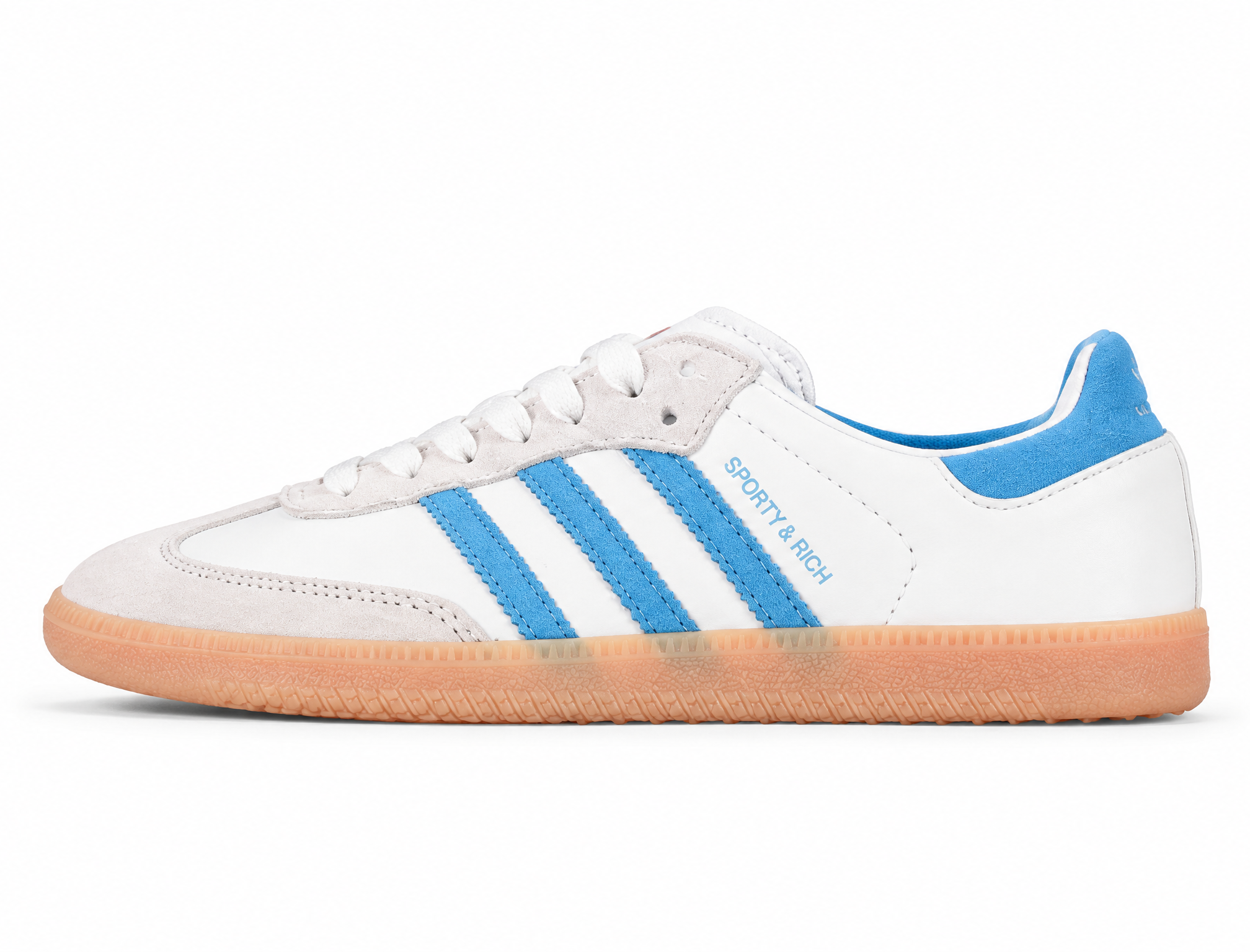 Adidas Sporty Rich X Samba Og Cream Blue IE7096