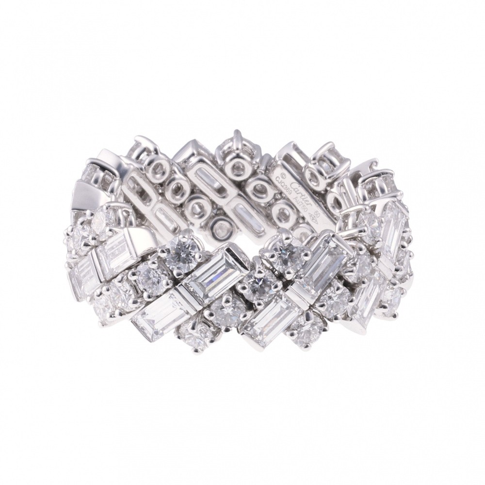 Cartier Reflection Do Wedding Ring 18K White Gold Diamond N4249900
