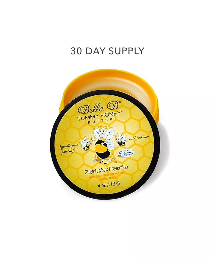 Bella B Naturals Bundle: Baby Massage Oil 3.3 oz and Silk and Honey Baby Lotion 2 oz
