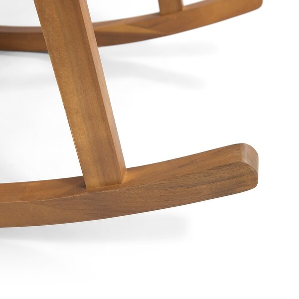 Casa Acacia Wood Rocking Chairs (Set of 2) by Christopher Knight Home
