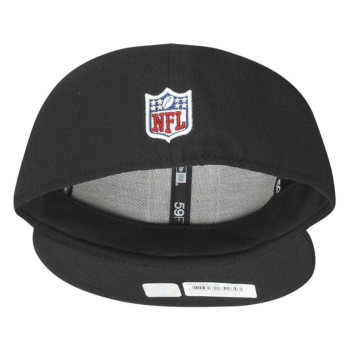 NFL Shield New Era Logo 59FIFTY Fitted Hat - Black
