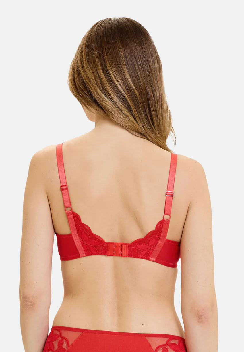 Soutien-gorge emboîtant Salomé Rouge Flamboyant