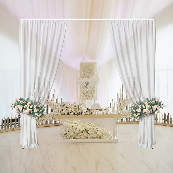 Adjustable Metal Wedding Backdrop Stand Arch Frame for Festival Decor