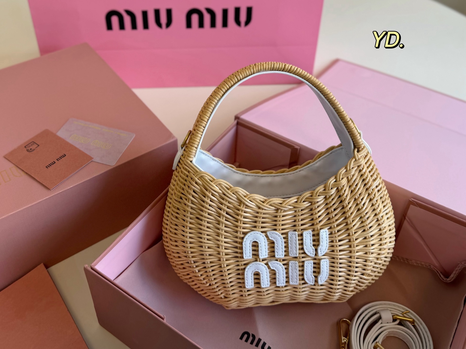 MiuMiu new straw basket bag - cnluxepick
