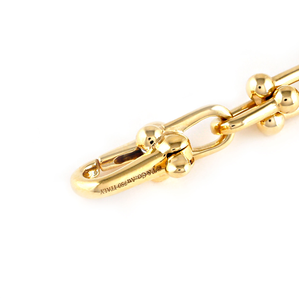 Tiffany & Co. Hardware Microlink Bracelet 18K Yellow Gold 60416958