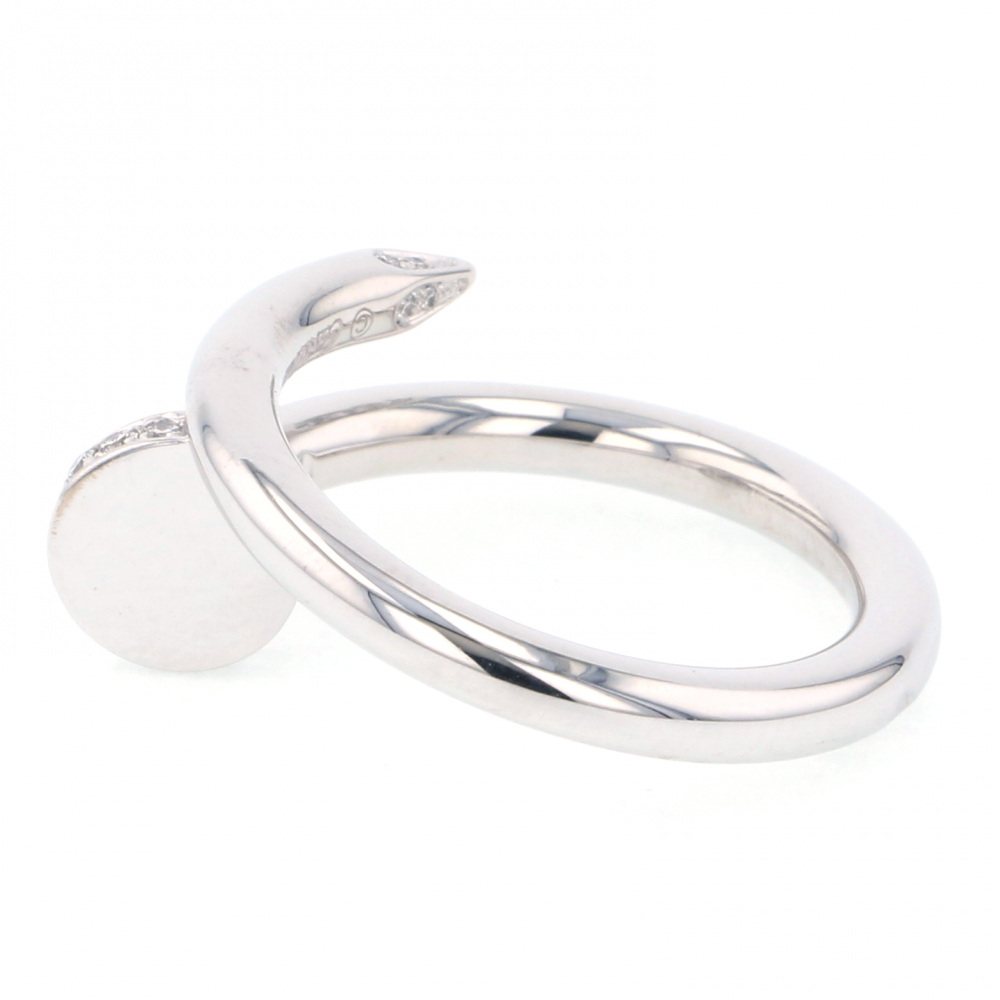 Cartier Juste un Clou Ring 18K White Gold Diamond