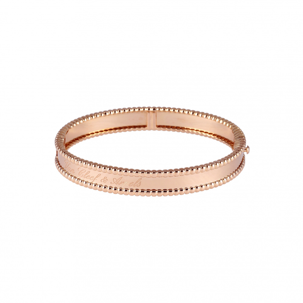 Van Cleef & Arpels Perle Senior Tulle Xs Bracelet 18K Rose Gold VCARP3K100