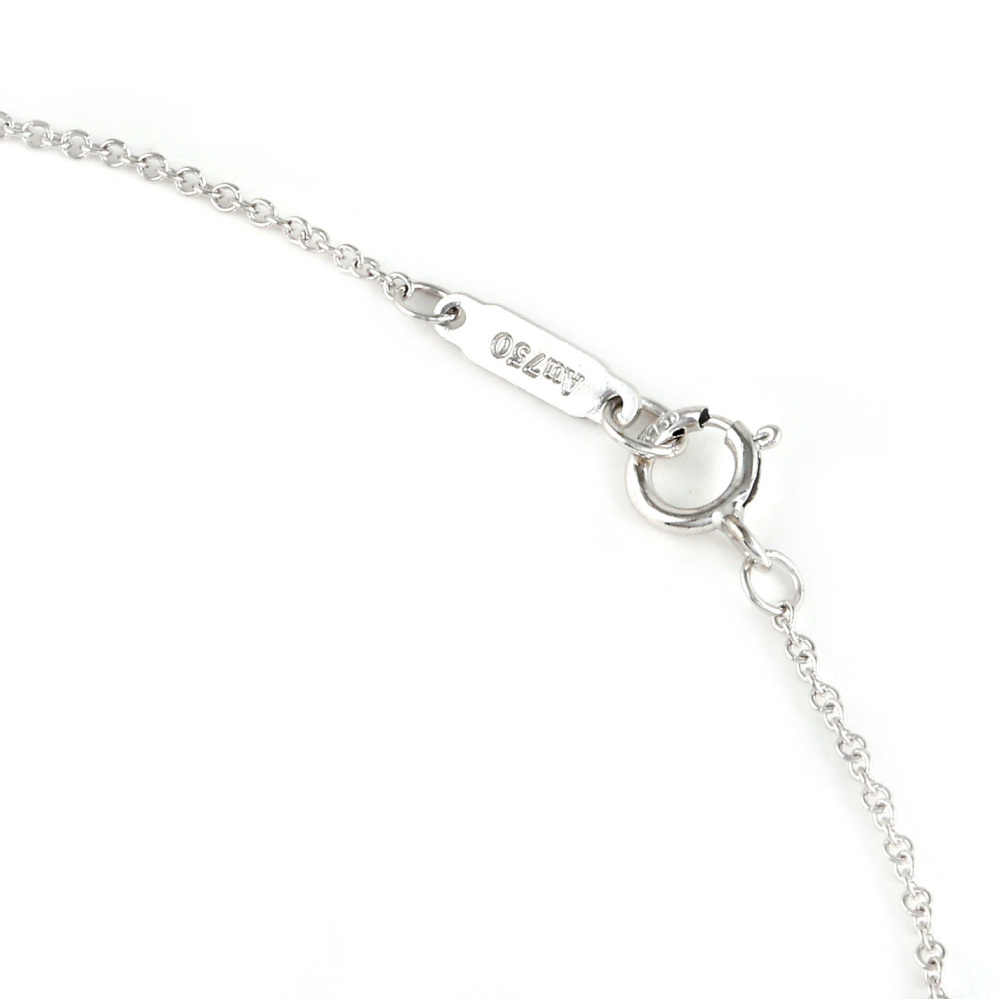Tiffany & Co. Tiffany T Smile Necklace 18K White Gold Diamond 63058793