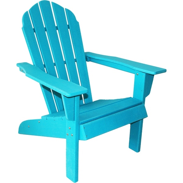 ResinTeak All Weather Essential Adirondack Chair,HDPE Poly Lumber