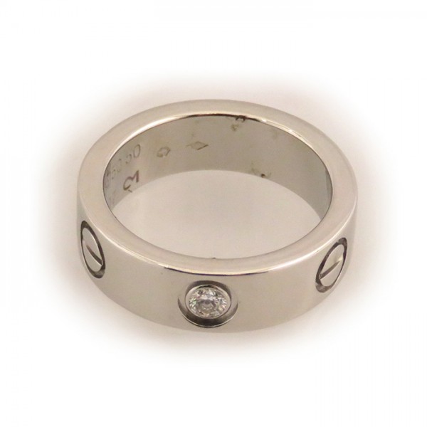 Cartier Love Ring Platinum Diamond