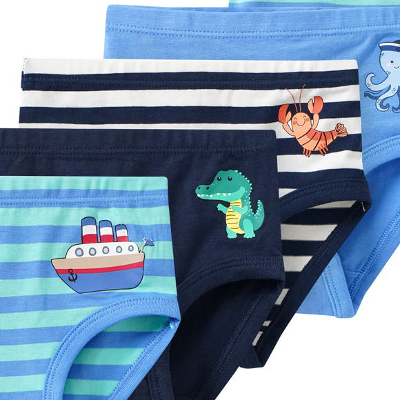 Topomini 5 Jungen Slips mit Print