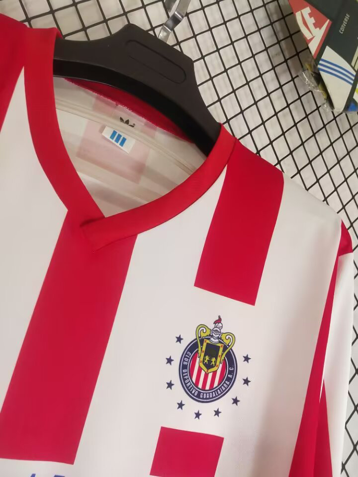 Retro 1991/92 Chivas Home Jersey Long Sleeves S-XXL 3