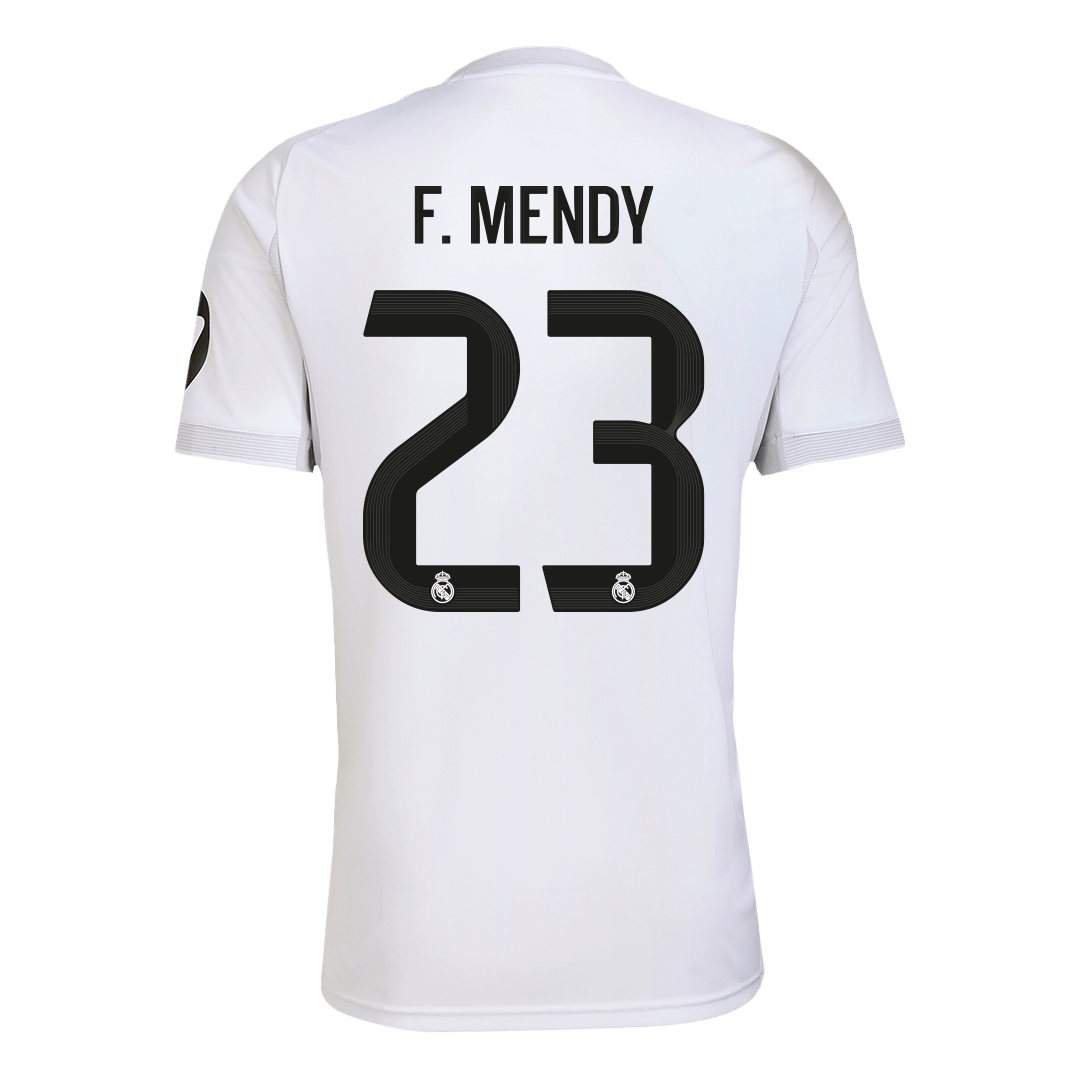 F.MENDY #23 Real Madrid Home Soccer Jersey 2025/26