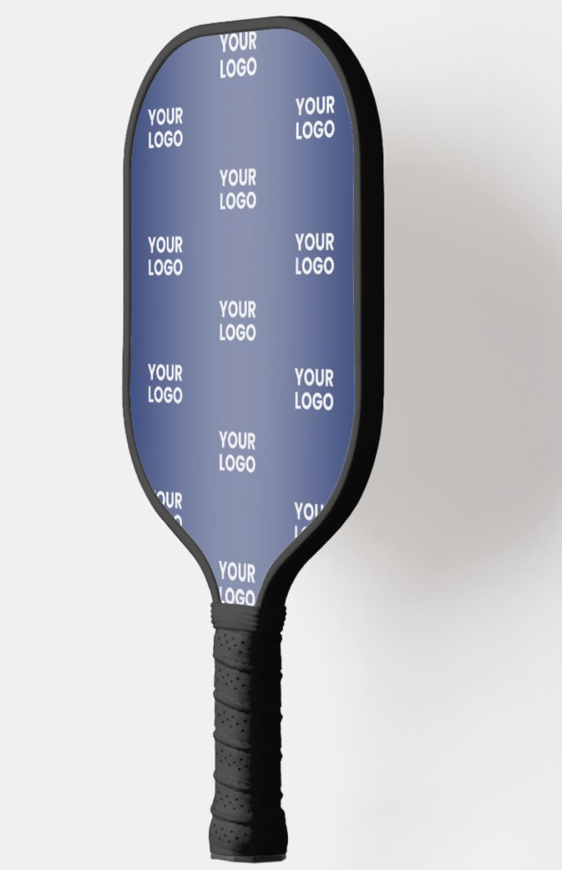 Custom Design pickleball paddle fiber glass Black edge guard 11mm/14mm core