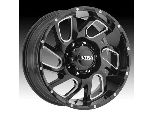 Ultra 221bm Carnage 17x9 6x135 +18mm Black/Milled Wheel Rim