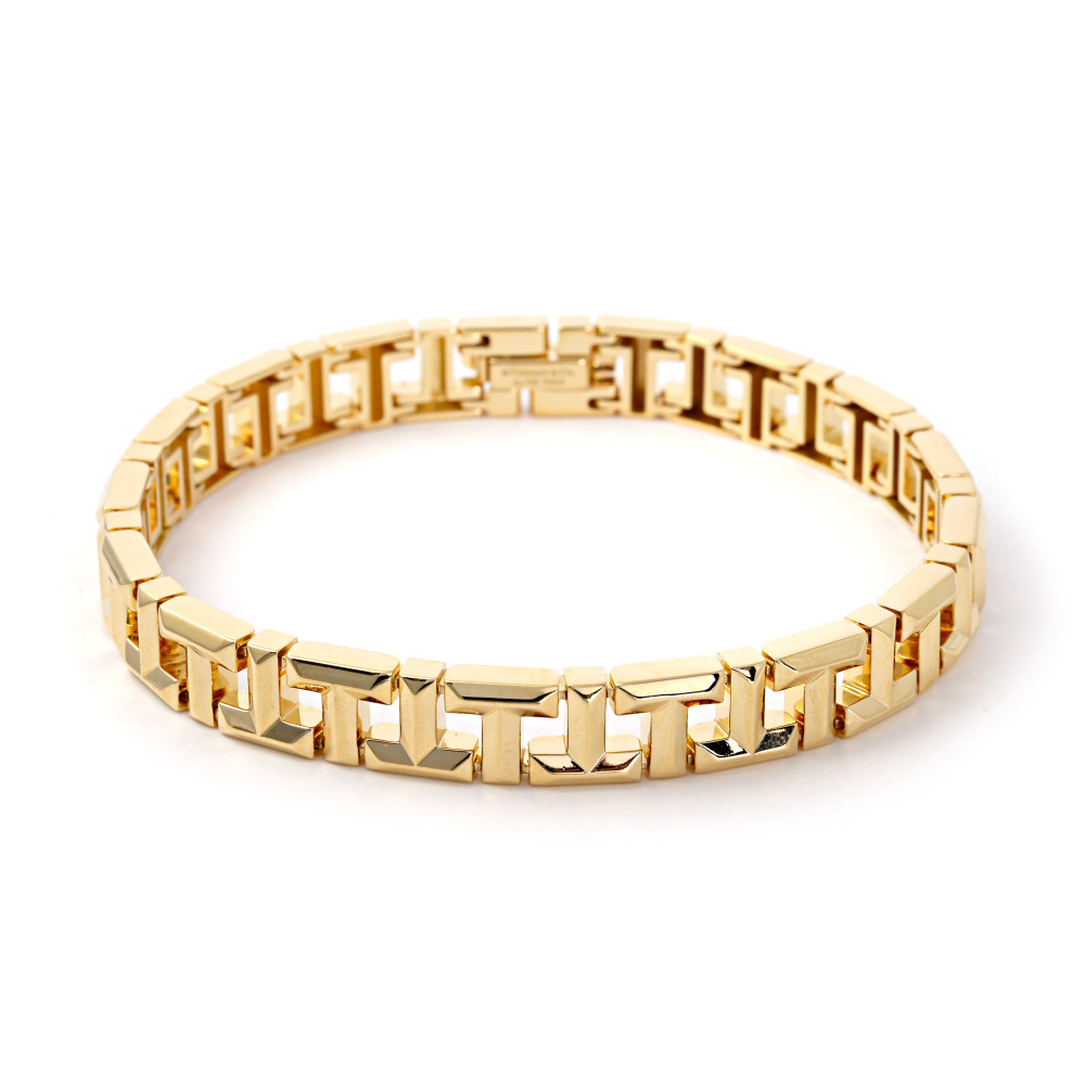 Tiffany & Co. Tiffany T True Narrow Bracelet S 18K Yellow Gold 62996390