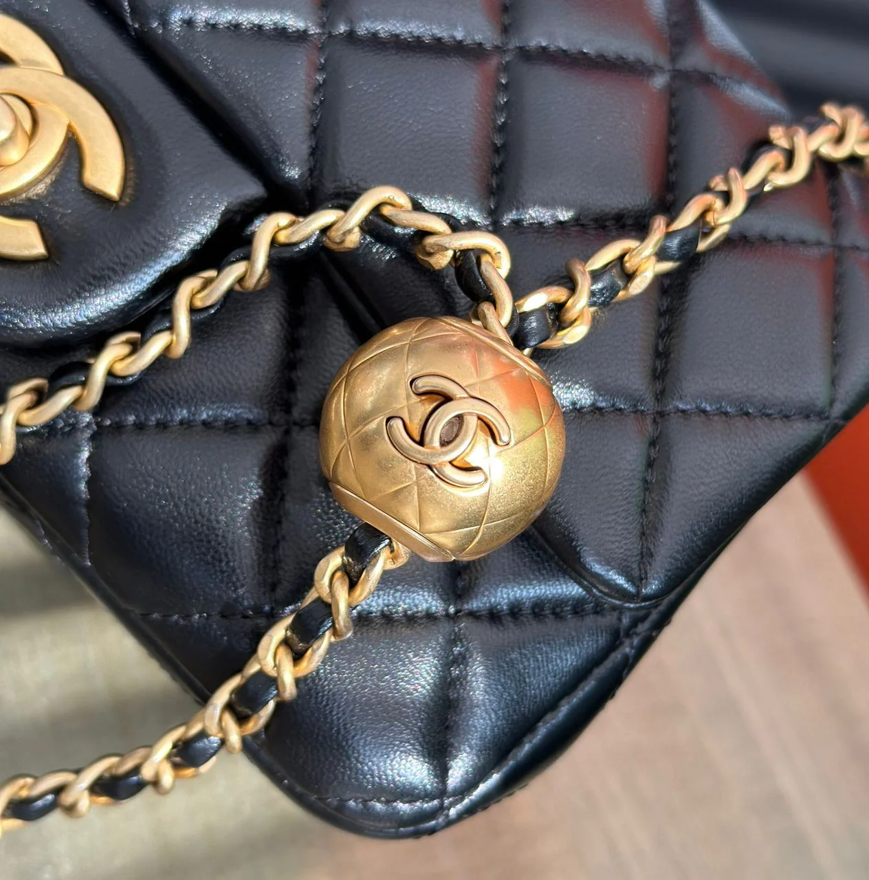 Chanel pearl crush mini Flap Bag