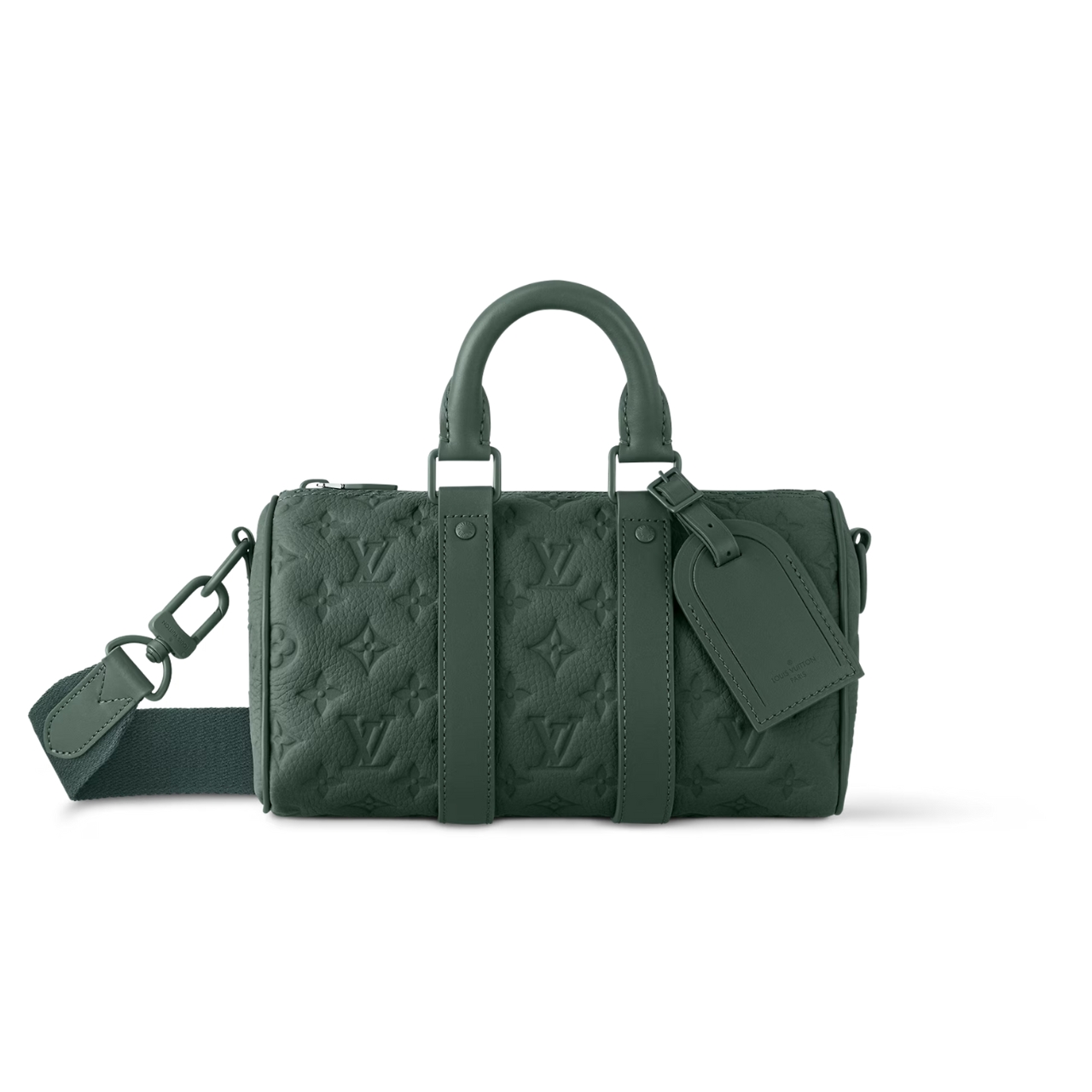 Louis Vuitton Keepall Bandouli Re Dark Green 25Cm M24432
