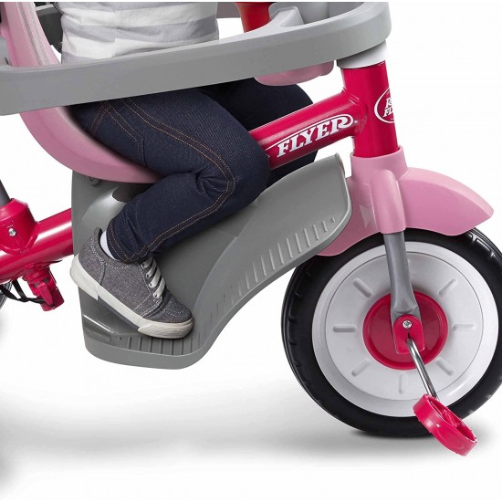 4-in-1 Stroll ‘N Trike Pink, 19.88″ x 35.04″ x 40.75″