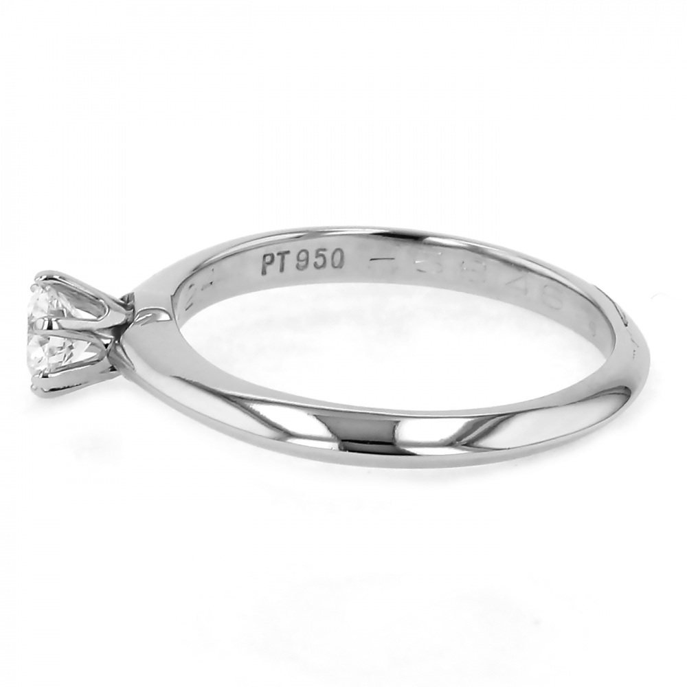 Tiffany & Co. Tiffany Platinum Diamond Ring PT950
