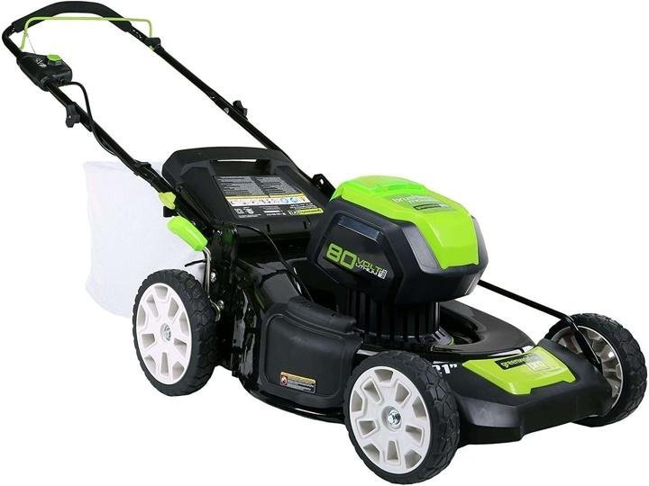 21-Inch 80V Lawn Mower, (2) 2Ah Batteries and Charger Included