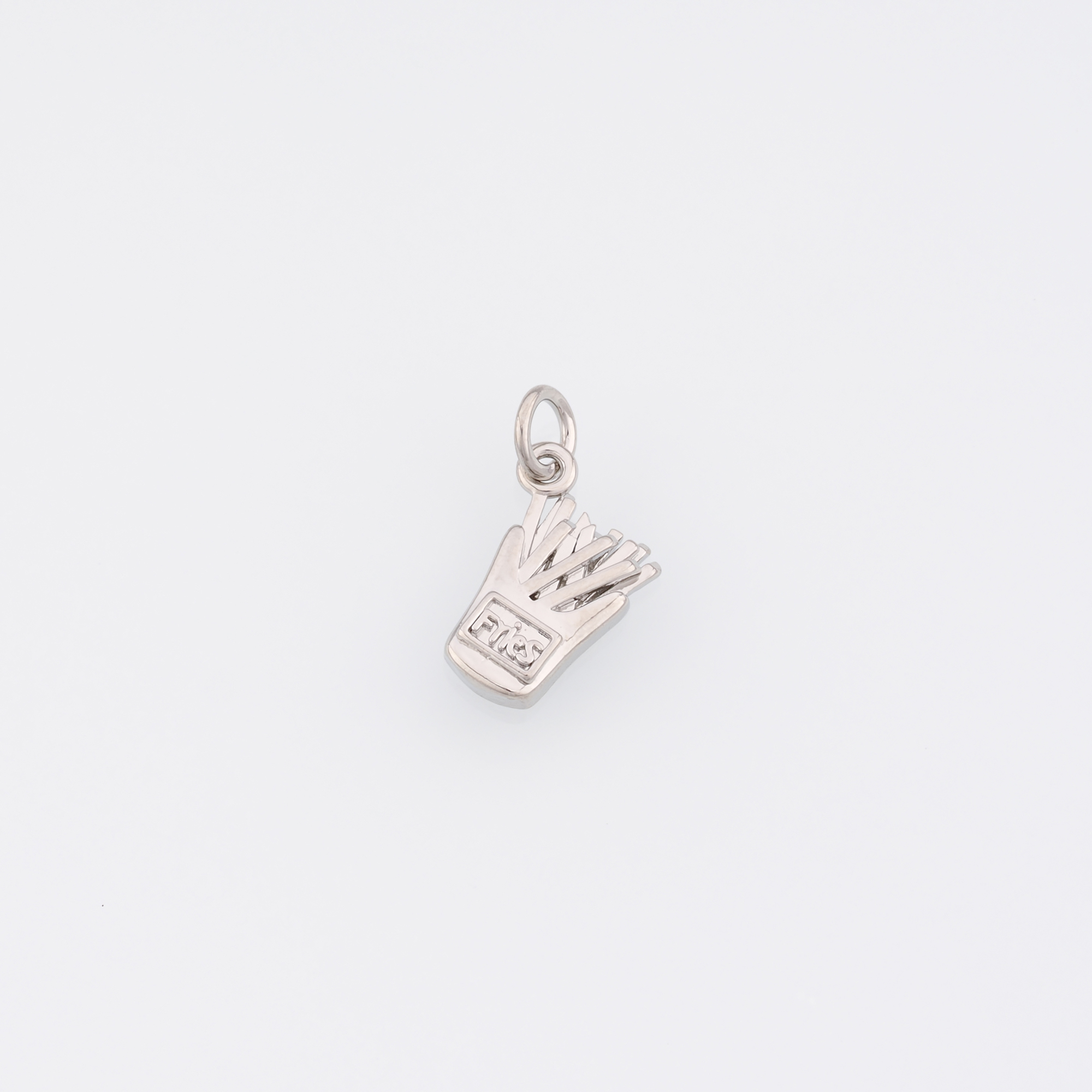 18K Gold Filled French Fries Pendant,French Fry Charm Earrings Necklace for DIY Jewelry Making Supply