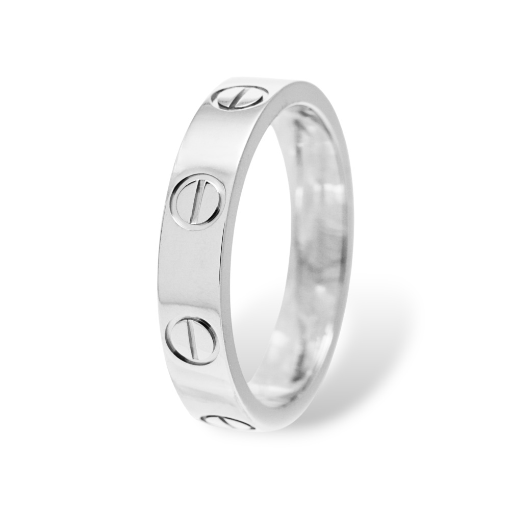 Cartier Love Ring 18K White Gold B4049600