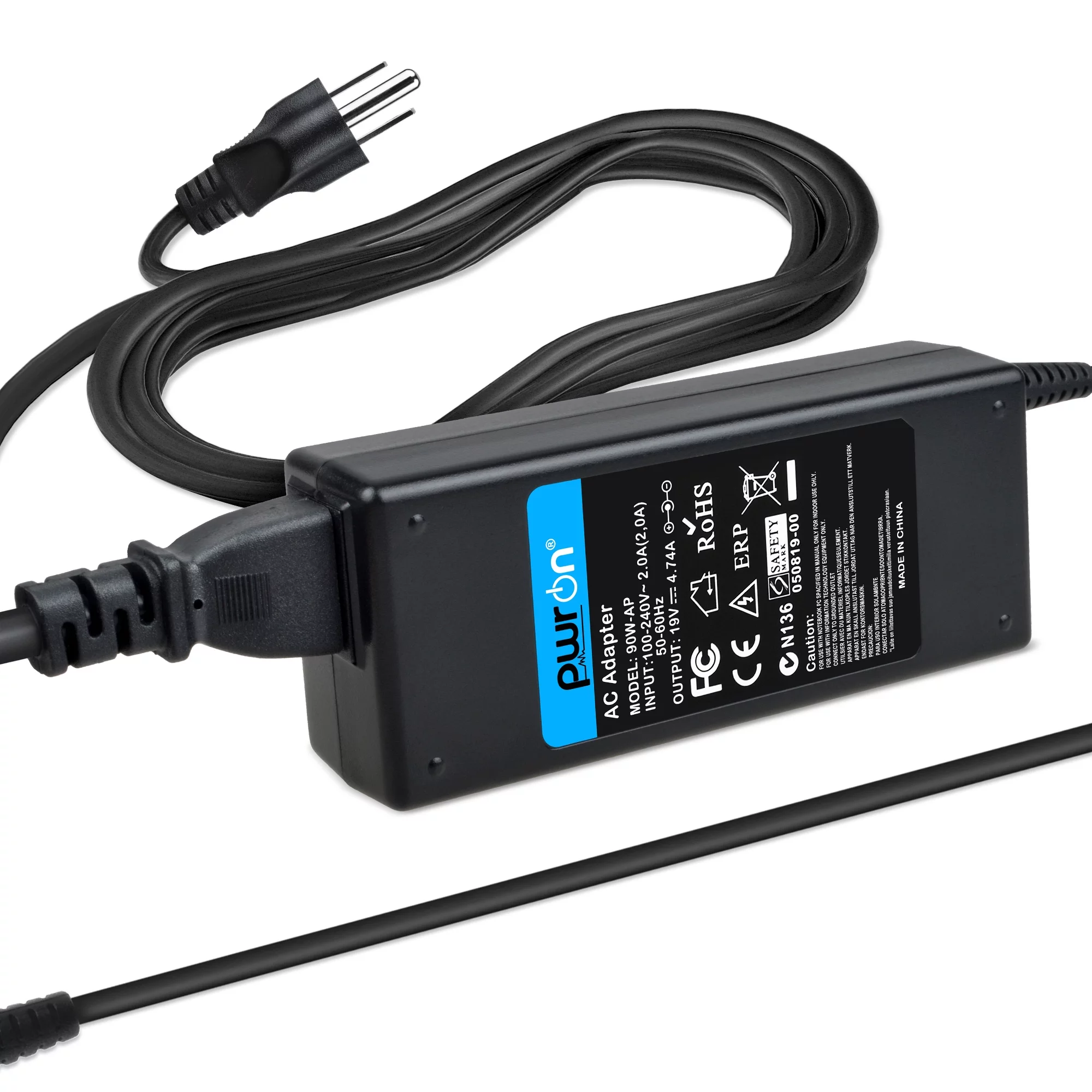 PwrON Compatible Global AC / DC Adapter Replacement for Samsung C27FG70 C27FG70FQ C27FG70FQC LC27FG70FQCXXF 27