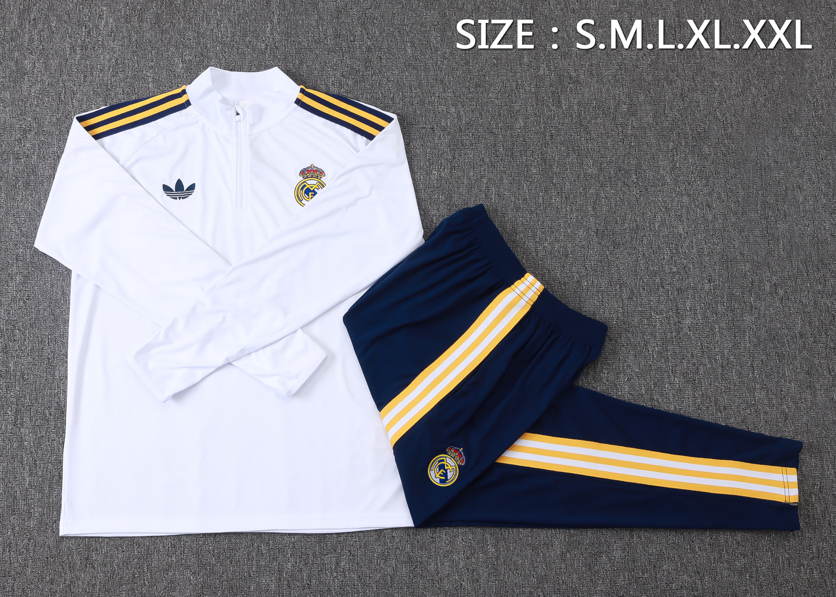 Real Madrid 26/27 Training Suit-White 3