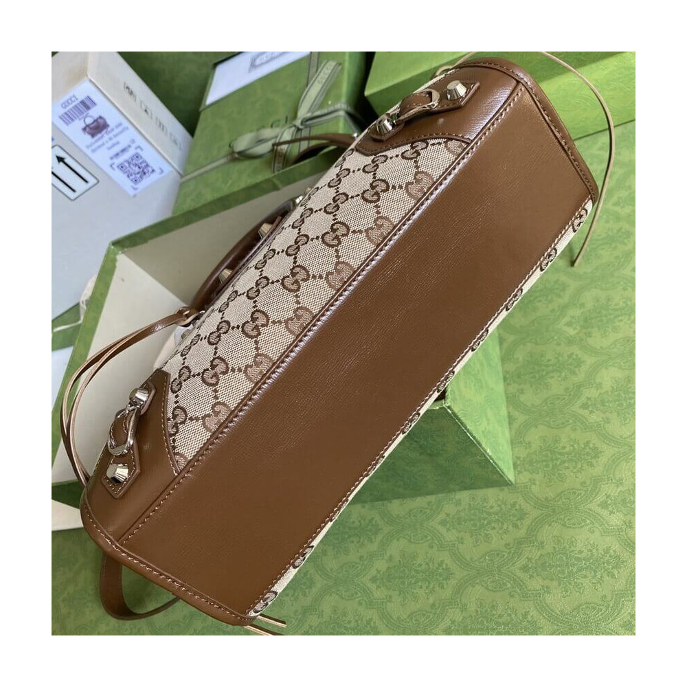 Gucci x Balenciaga GG Canvas City Bag 30cm