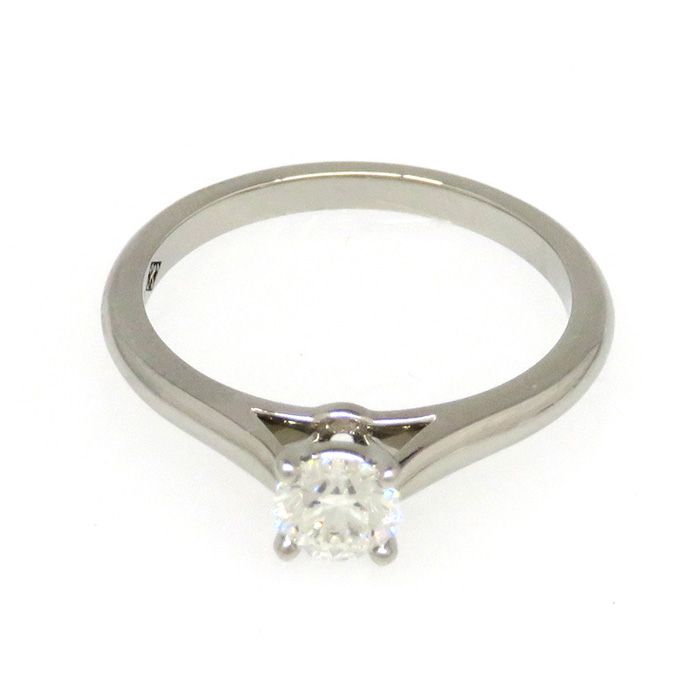 Cartier 2C Mk Kofil Diamond Ring Platinum