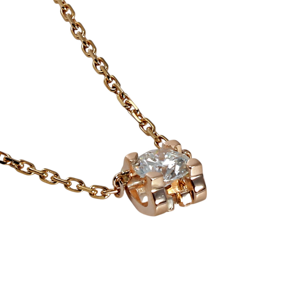 Cartier C Do Necklace 18K Rose Gold Diamond N7411200
