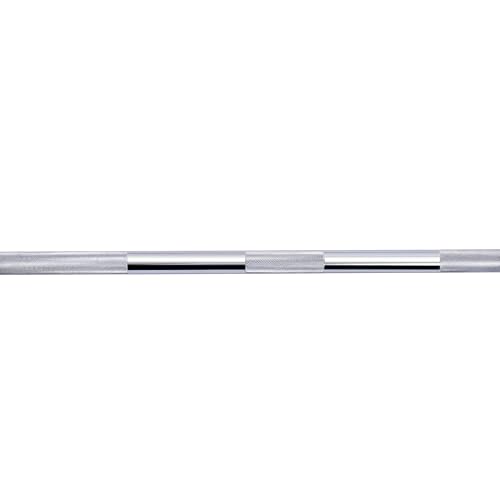 Olympic Bar for Weightlifting and Power Lifting Barbell, 700-Pound Capacity (6 Feet, Silver)
