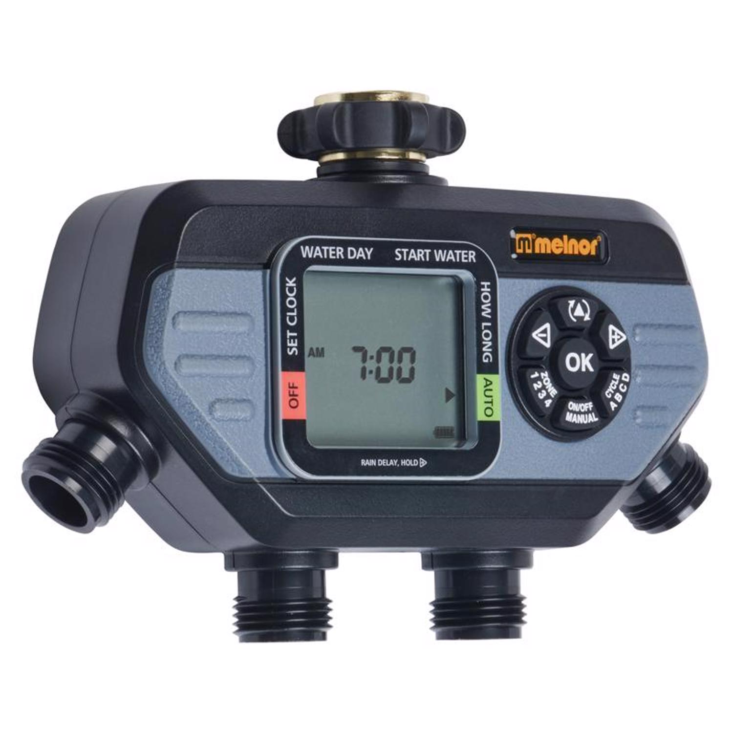 Melnor HydroLogic Programmable 4 Zone Digital Water Timer