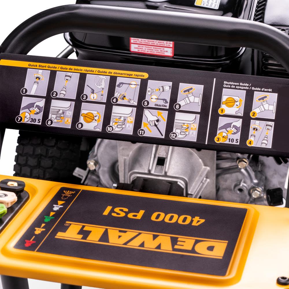 DEWALT Professional Gas Pressure Washer 4000 PSI at 35 GPM with AAA Triplex Plunger Pump Cold Water 49 State