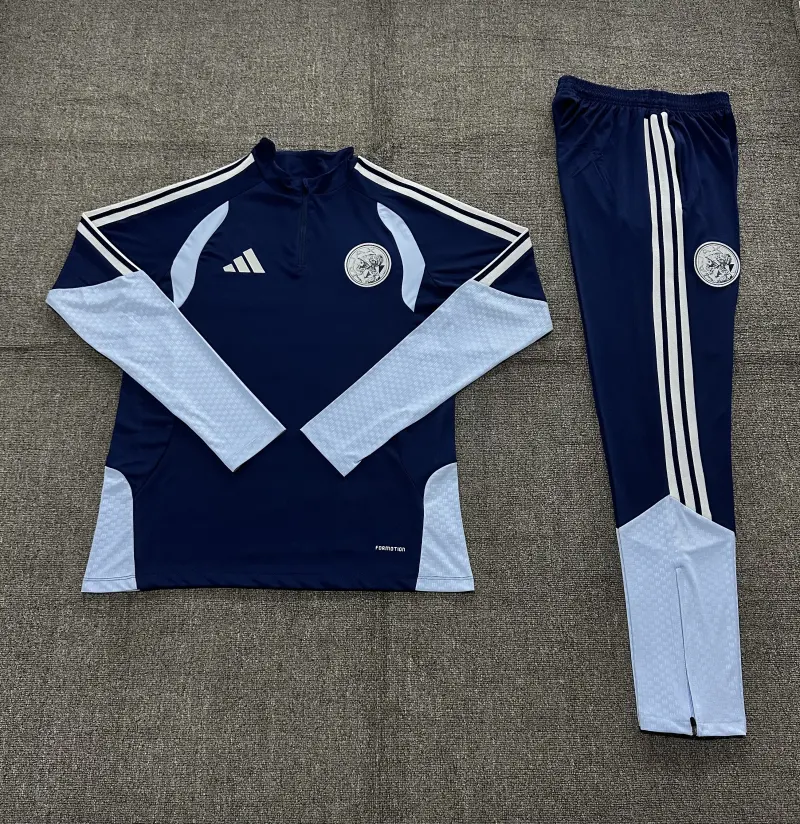 Ajax 26/27 Half Zipper Training Suit - Dark Blue