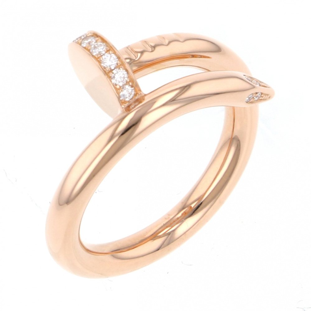 Cartier Juste un Clou Ring 18K Rose Gold Diamond