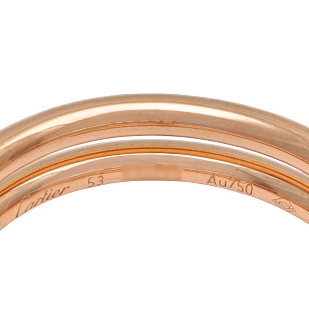 Cartier Juste un Clou Double Ring 18K Rose Gold Diamond B4210800