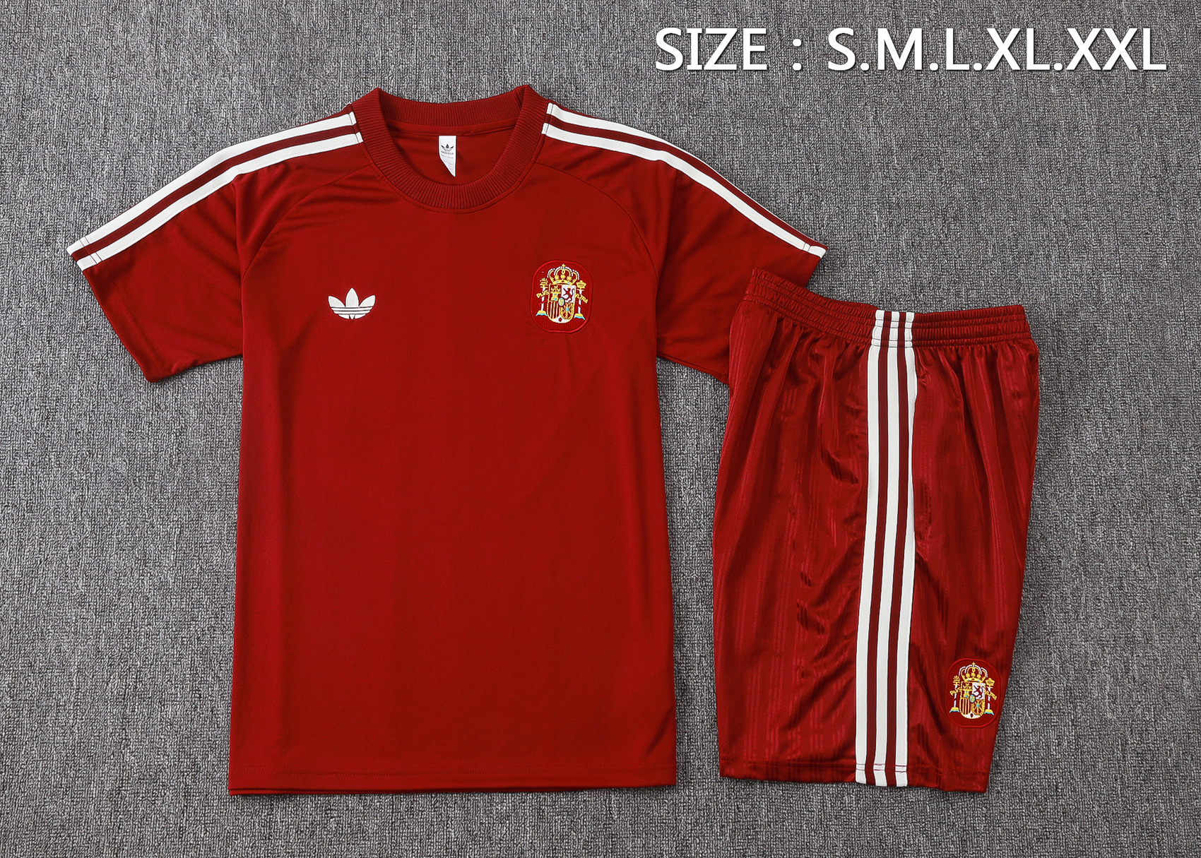 Spain 2026 Short Sleeves Training Suit 3
