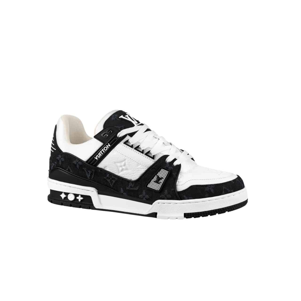 Louis Vuitton Lv Trainer Sneaker Denim Noir Black 1A9Jg9
