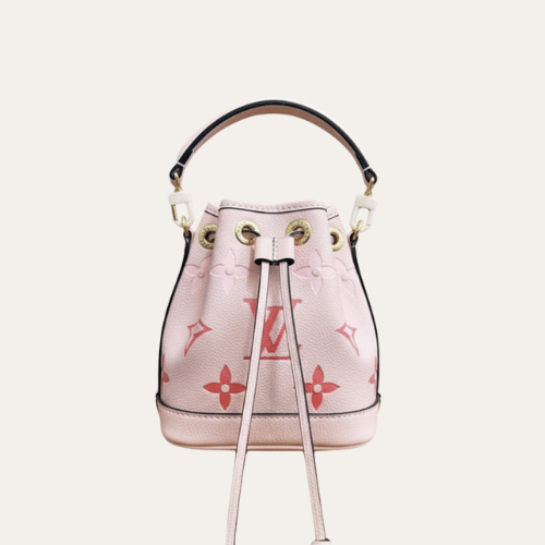 Louis Vuitton Nano Noé Mini Bucket Bag Pink Monogram 5.5 Inches