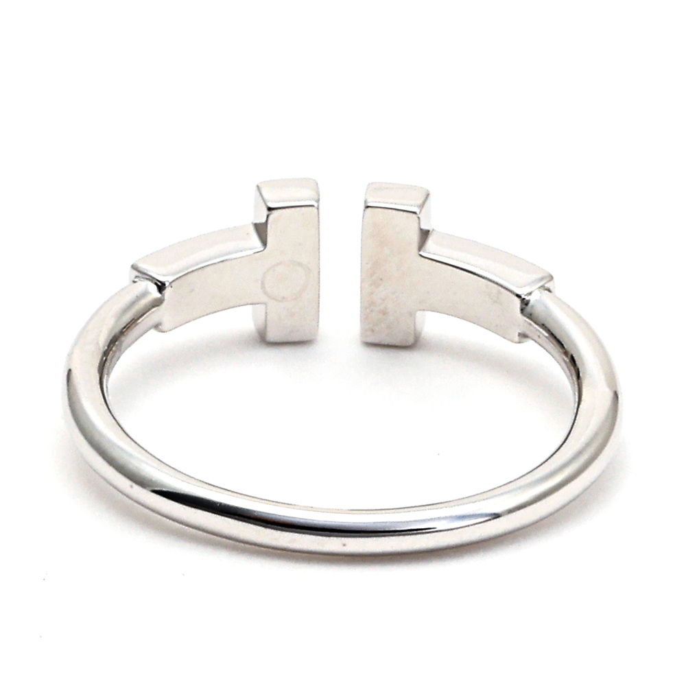 Tiffany & Co. Tiffany T Diamond Wire Ring 18K White Gold 60147238