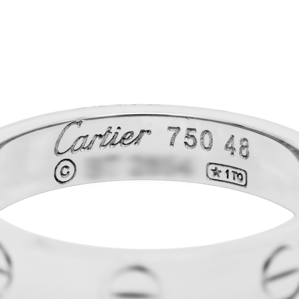 Cartier Love Ring 18K White Gold B4049600