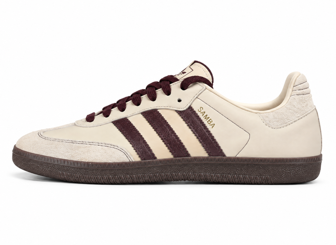 Adidas Originals Samba Og Wonder White/Maroon/Putty Grey IG1987