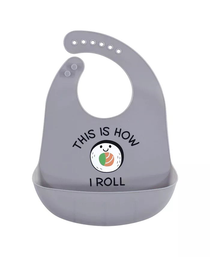 Hudson Baby Unisex Infant Silicone Bibs 3pk, Pizza, One Size