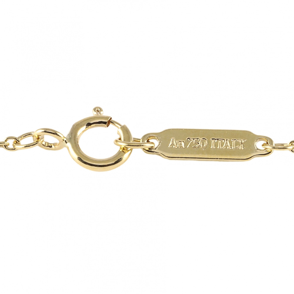 Tiffany & Co. Tiffany T Smile Necklace 18K Yellow Gold Diamond 63058777