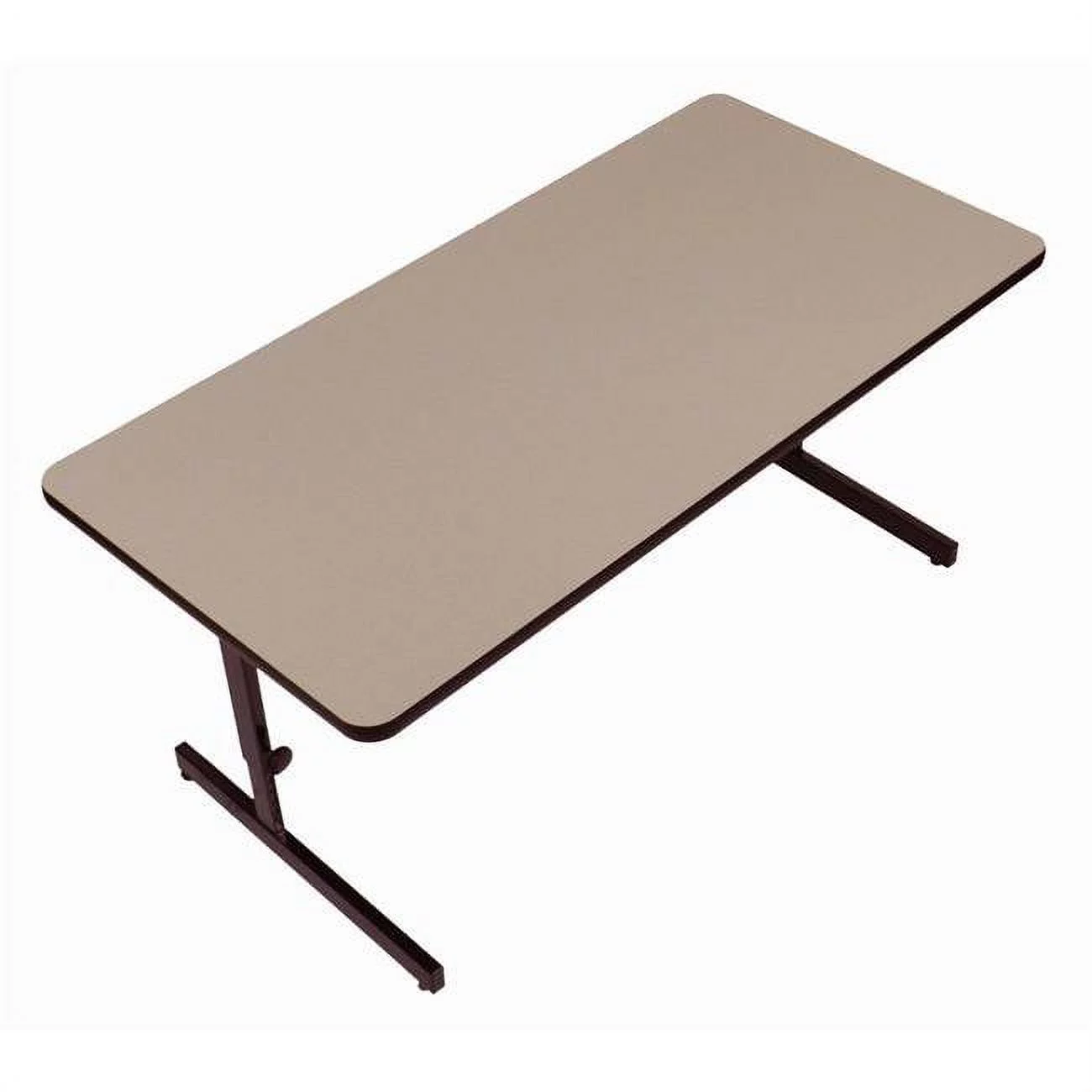 Correll  High Pressure Rectangular Top Computer & Training Tables - Savannah Sand - 24 x 60 in.